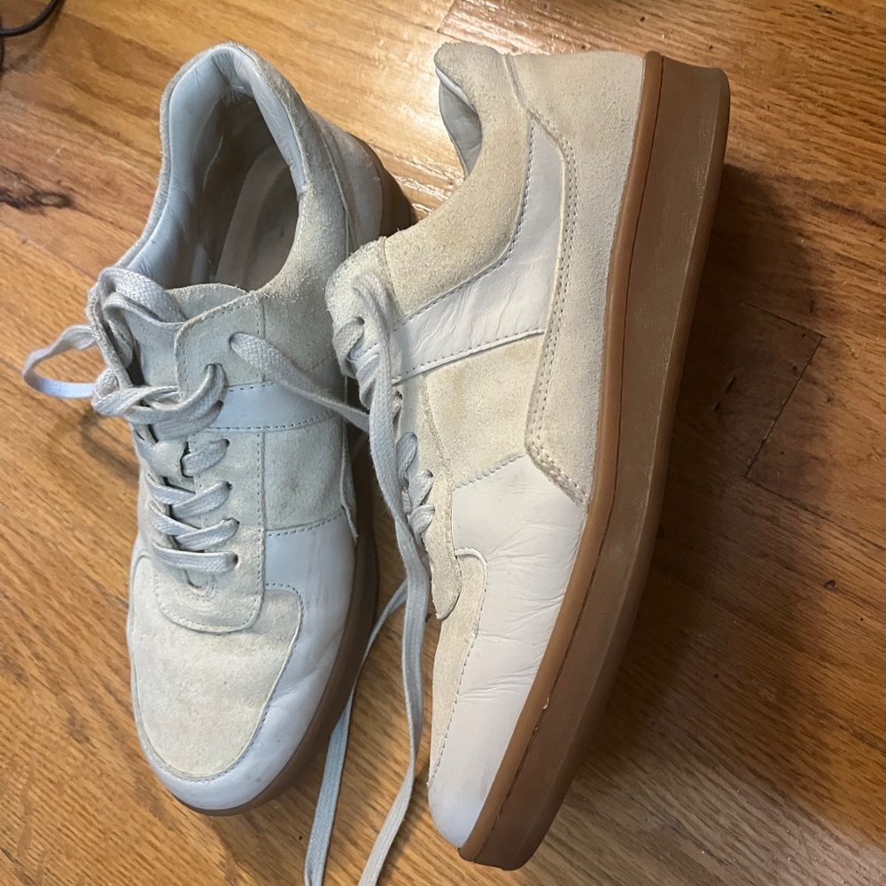 & Other Stories tennis shoes. Off-white suede, very comfortable.